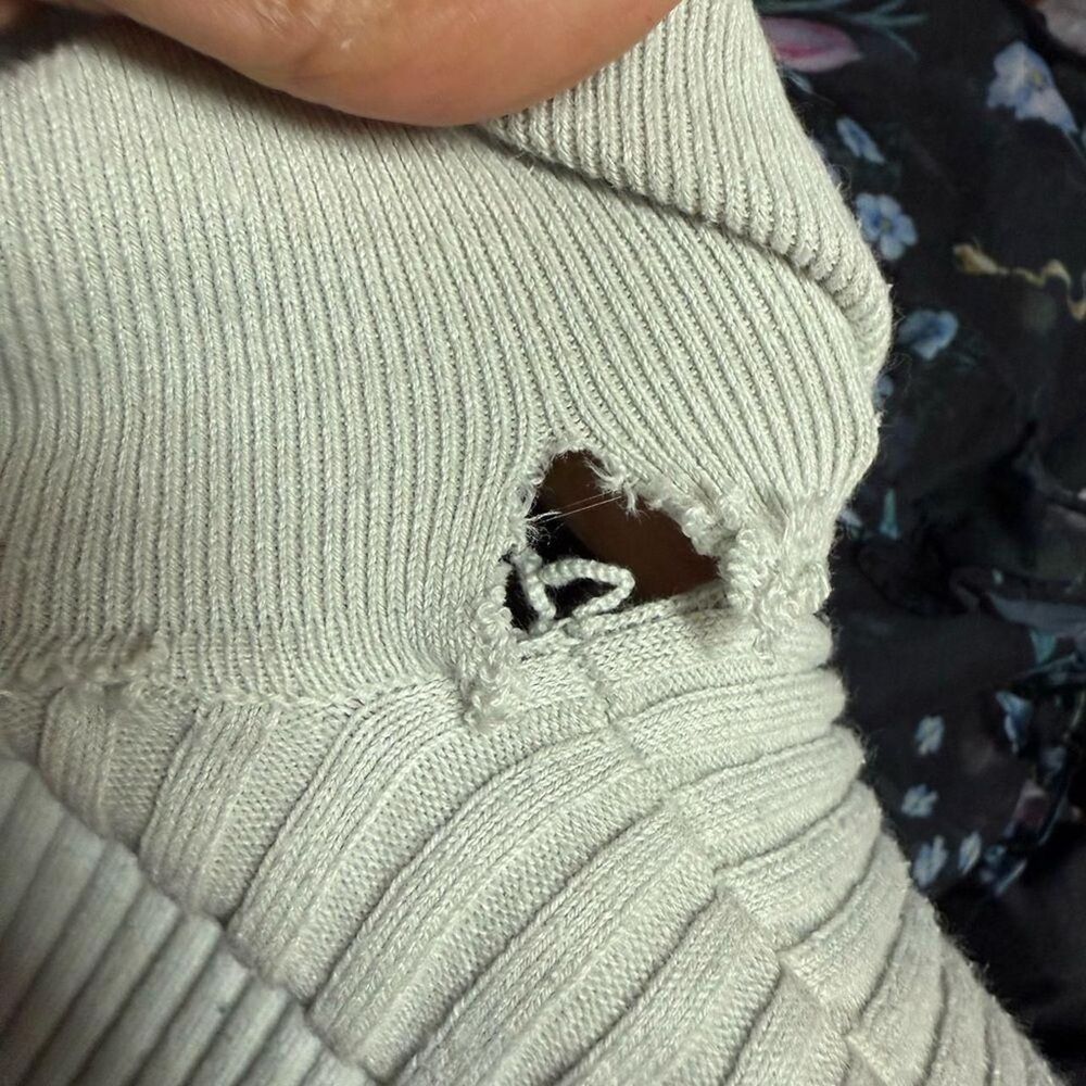 Toccin Mixed Rib Henley Sweater - Picture 5 of 6